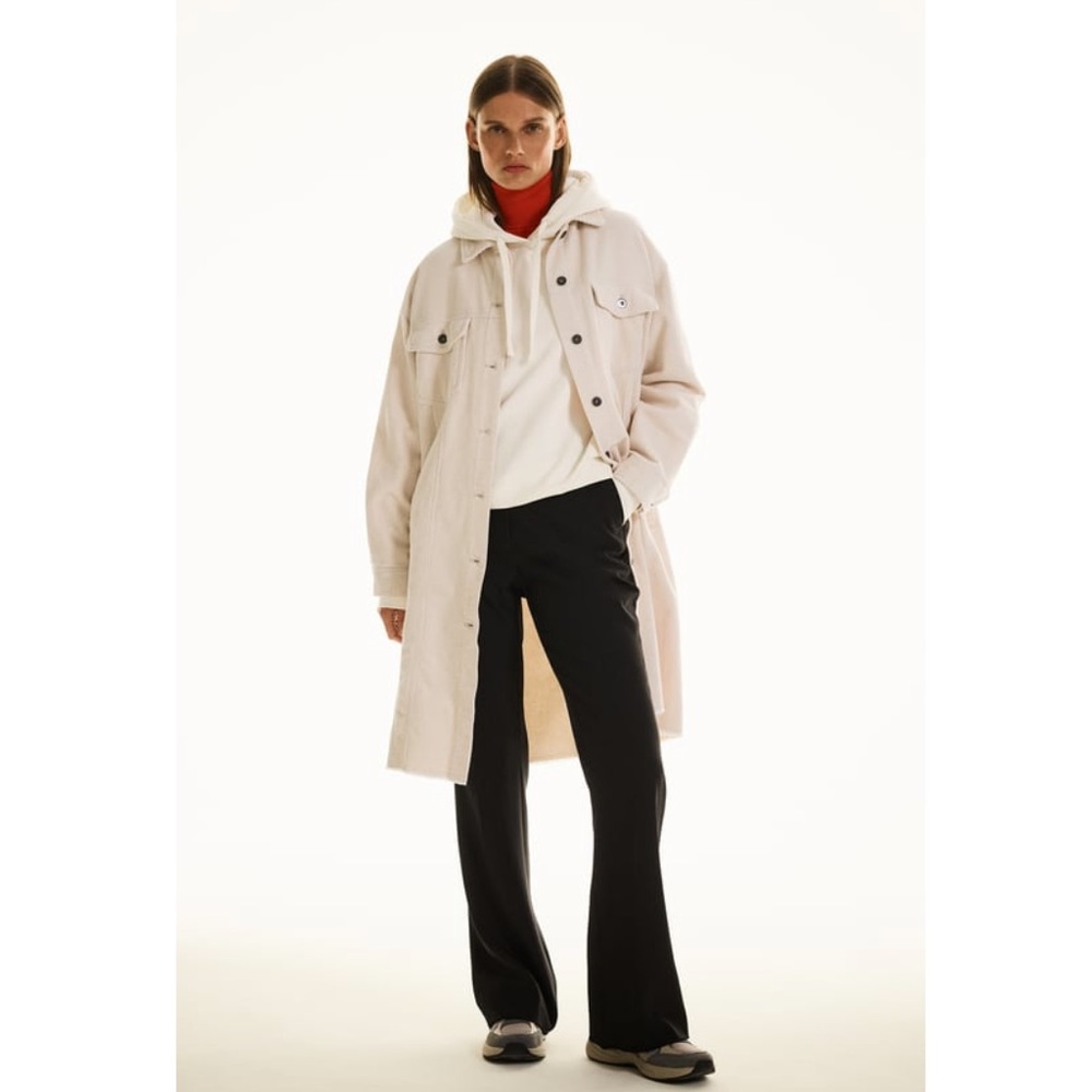Zara Cream Long Coat